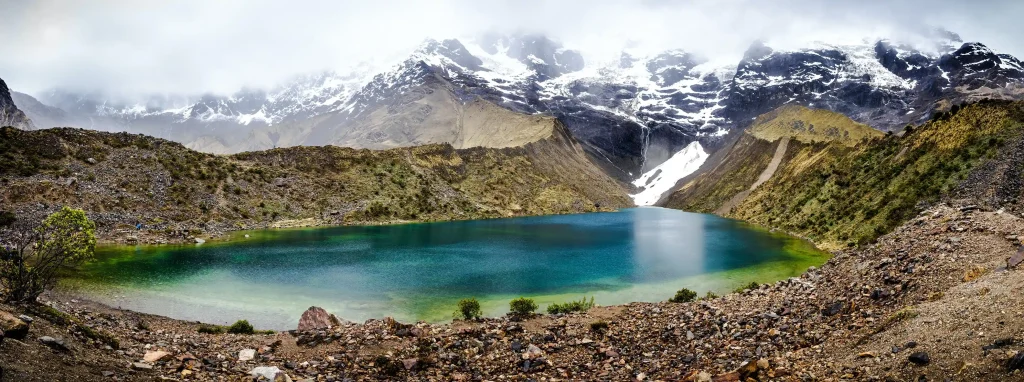 Humantay the polychromatic lake