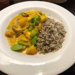 Quinoa Risotto with Broad Bean Capchi