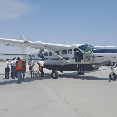 Boarding for the Nazca Lines Overflight