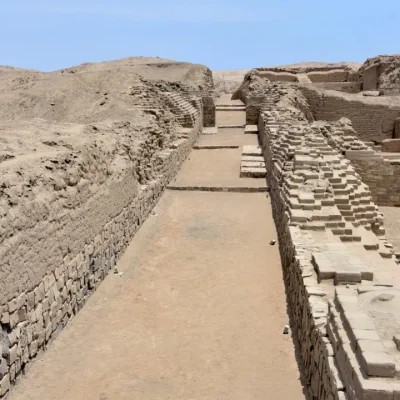 Pachacamac ruins Lima Peru