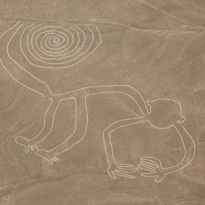 The monkey the Lines Nazca