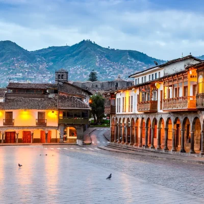 streets of cusco in cusco transport & tours